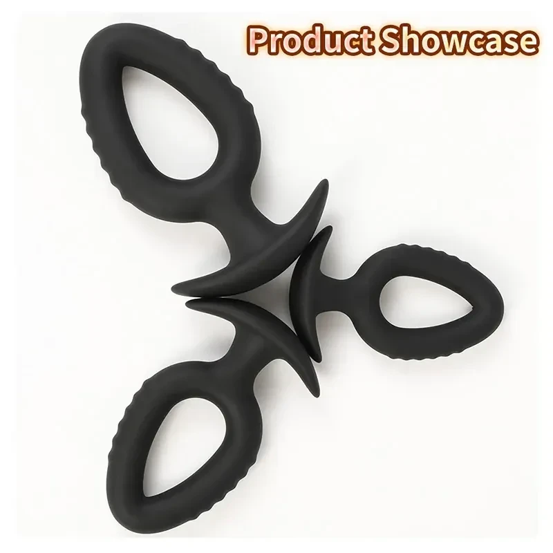 isensualflow net hollow butt plug silicone black