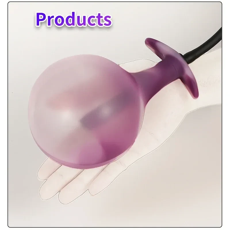 isensualflow net inflatable silicone anal plug