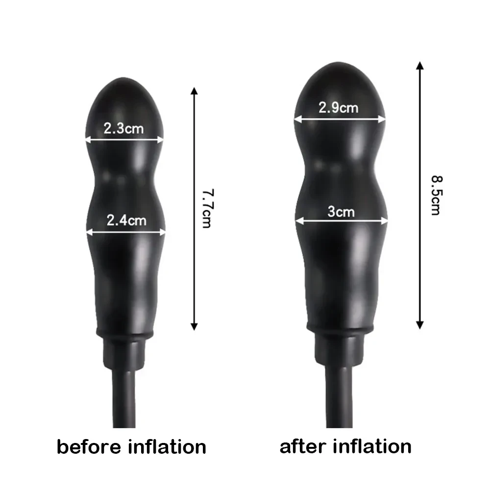 isensualflow net inflatable silicone butt plug adjustable