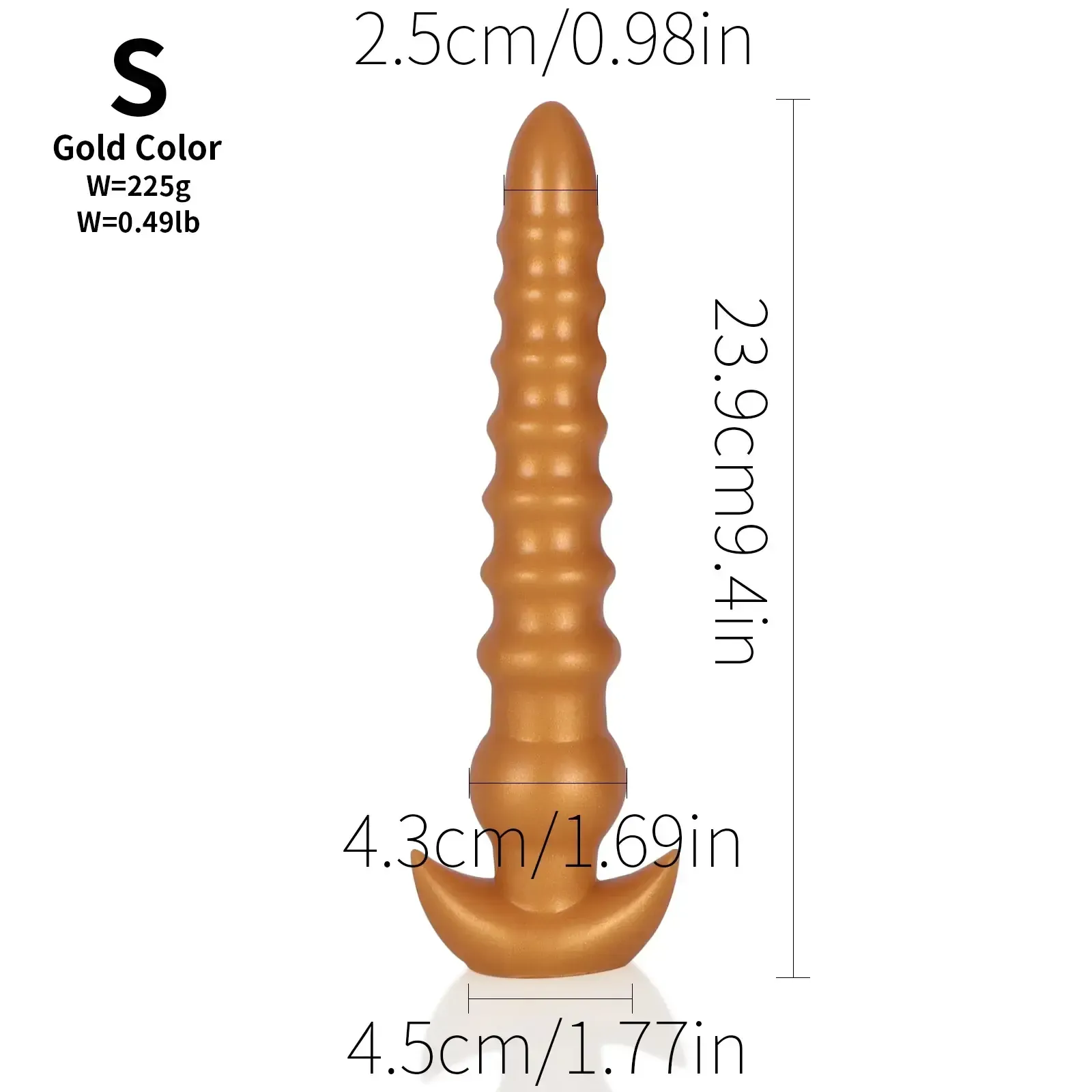 isensualflow net large silicone anal plug black