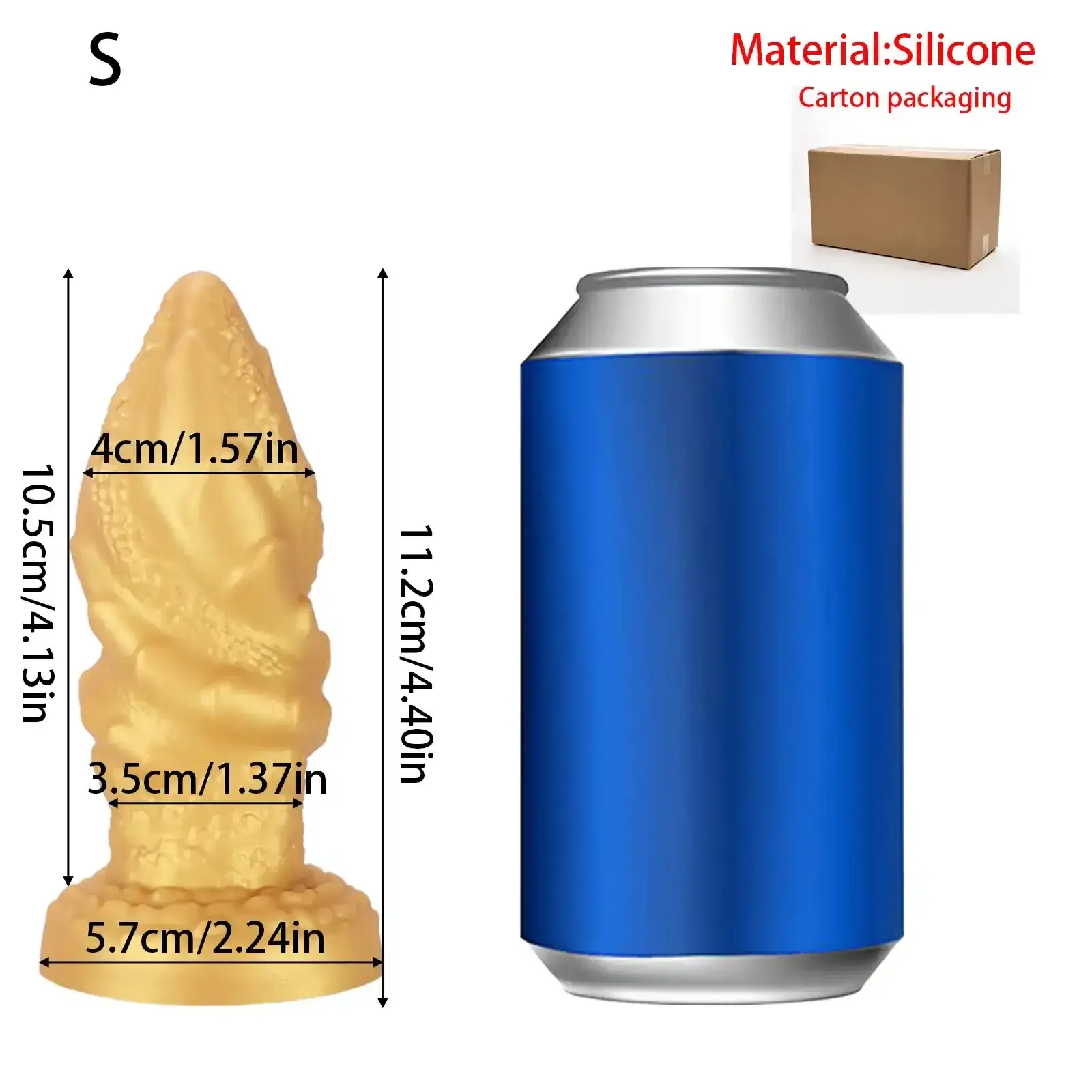 isensualflow net large textured silicone anal plug