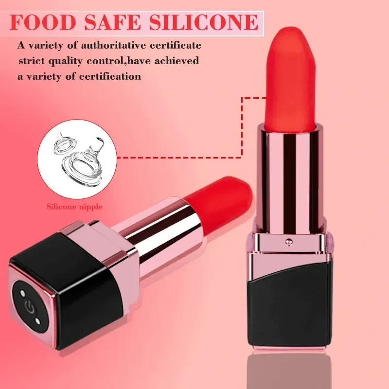 isensualflow net lipstick shaped bullet vibrator silicone