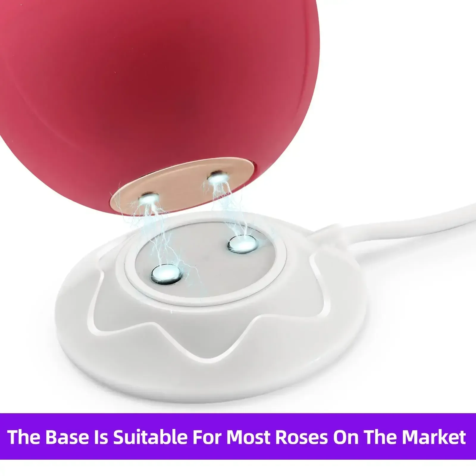 isensualflow net magnetic usb rose toy charger cable