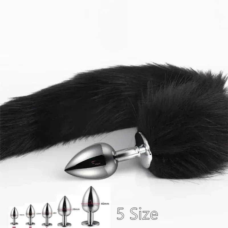 isensualflow net metal fox tail anal plug