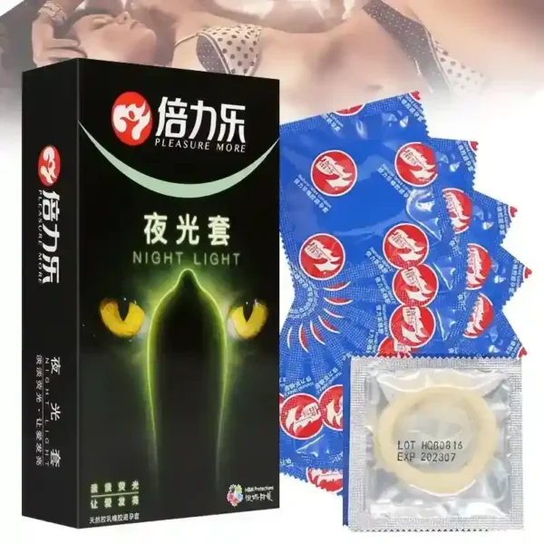 isensualflow net nightlight glow condoms for protection