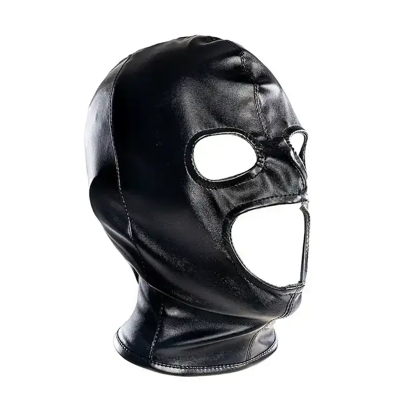 isensualflow net pu leather open mouth bdsm hood