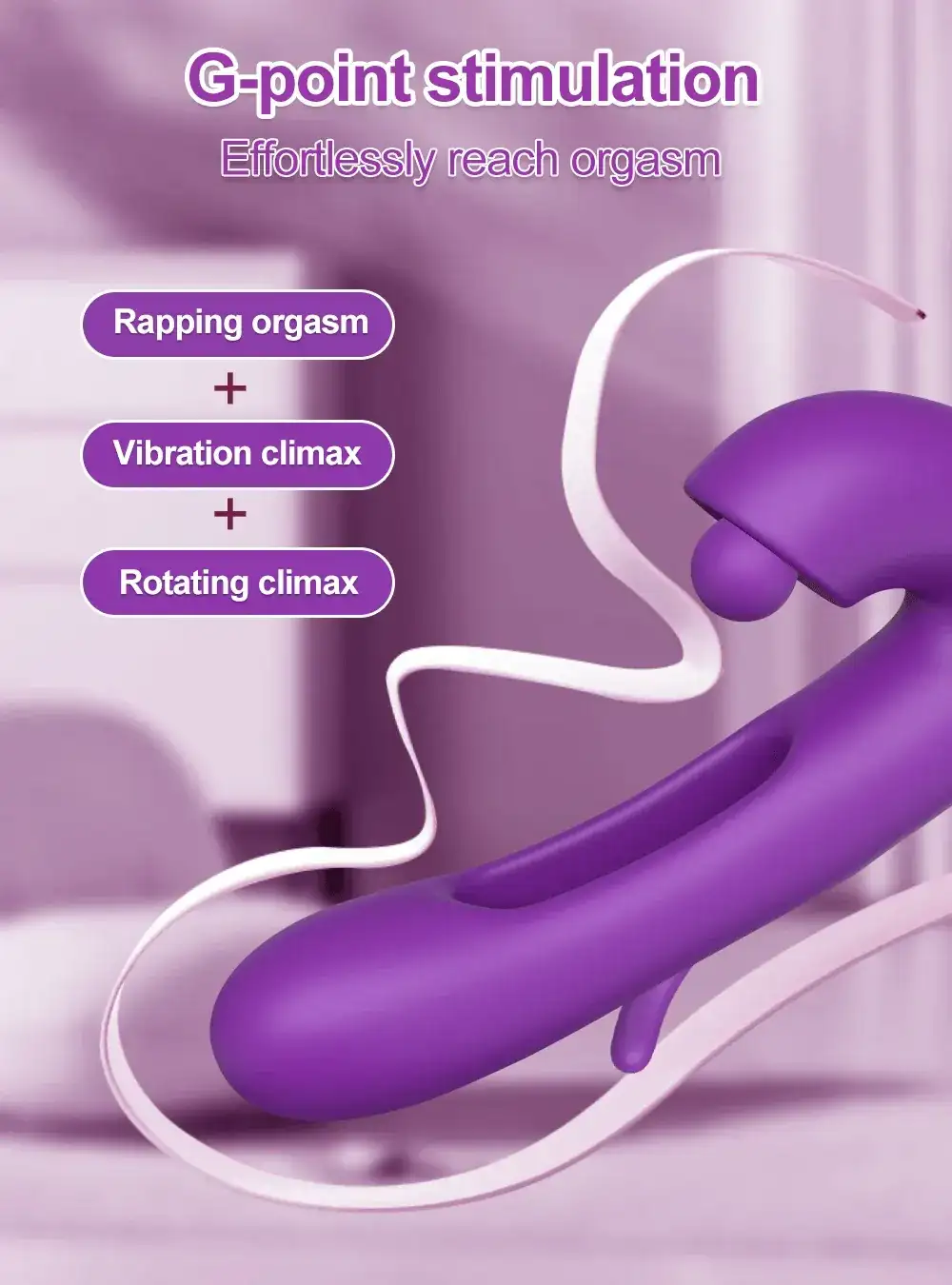 isensualflow net purple silicone g spot clitoral stimulator