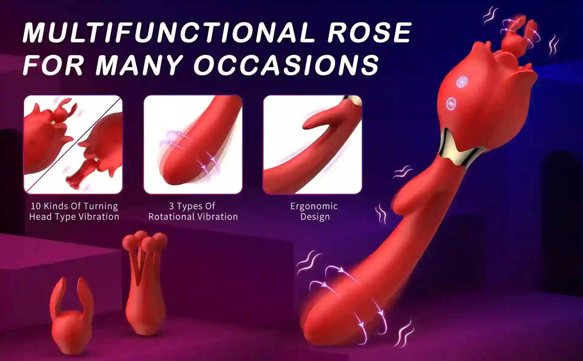 isensualflow net rose g spot vibrator dual stimulation