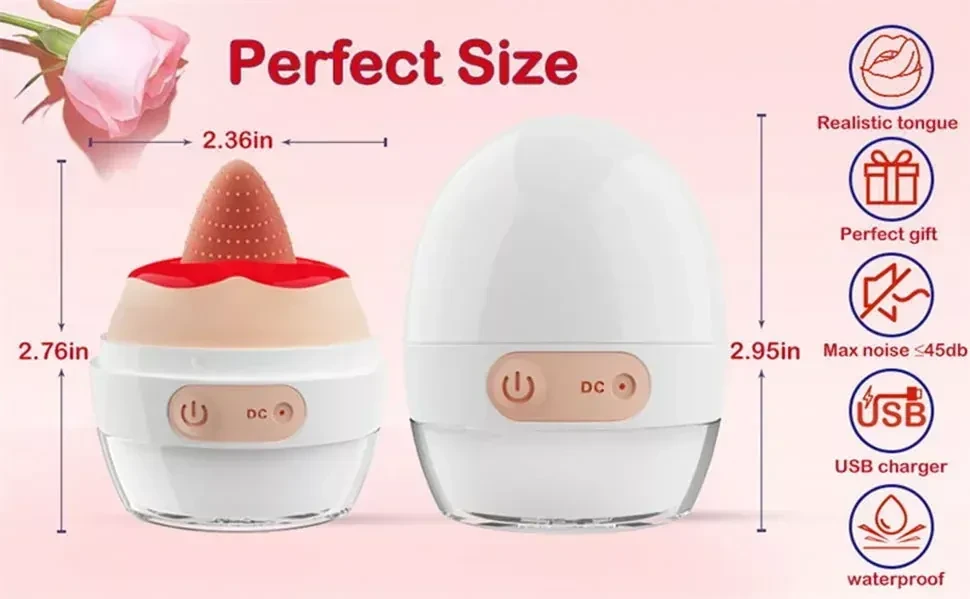 isensualflow net rose licking thrusting vibrator silicone