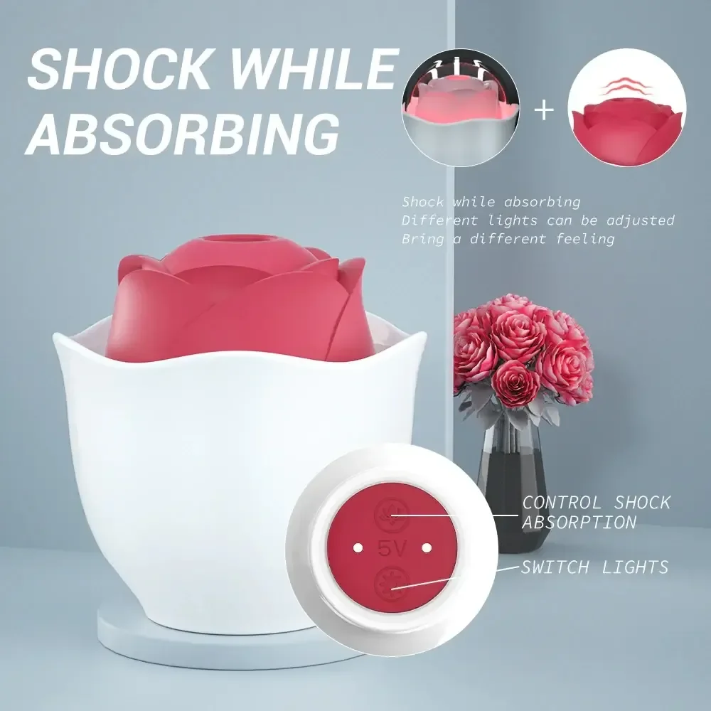 isensualflow net rose nipple sucker vibrator silicone