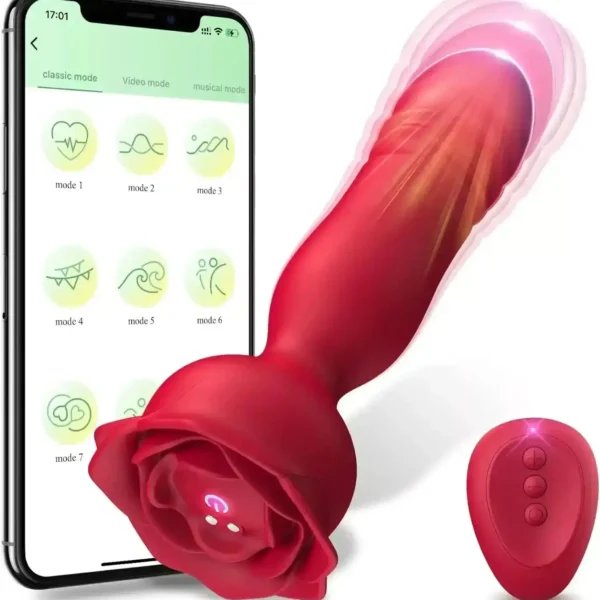 isensualflow net silent waterproof anal thrusting vibrator