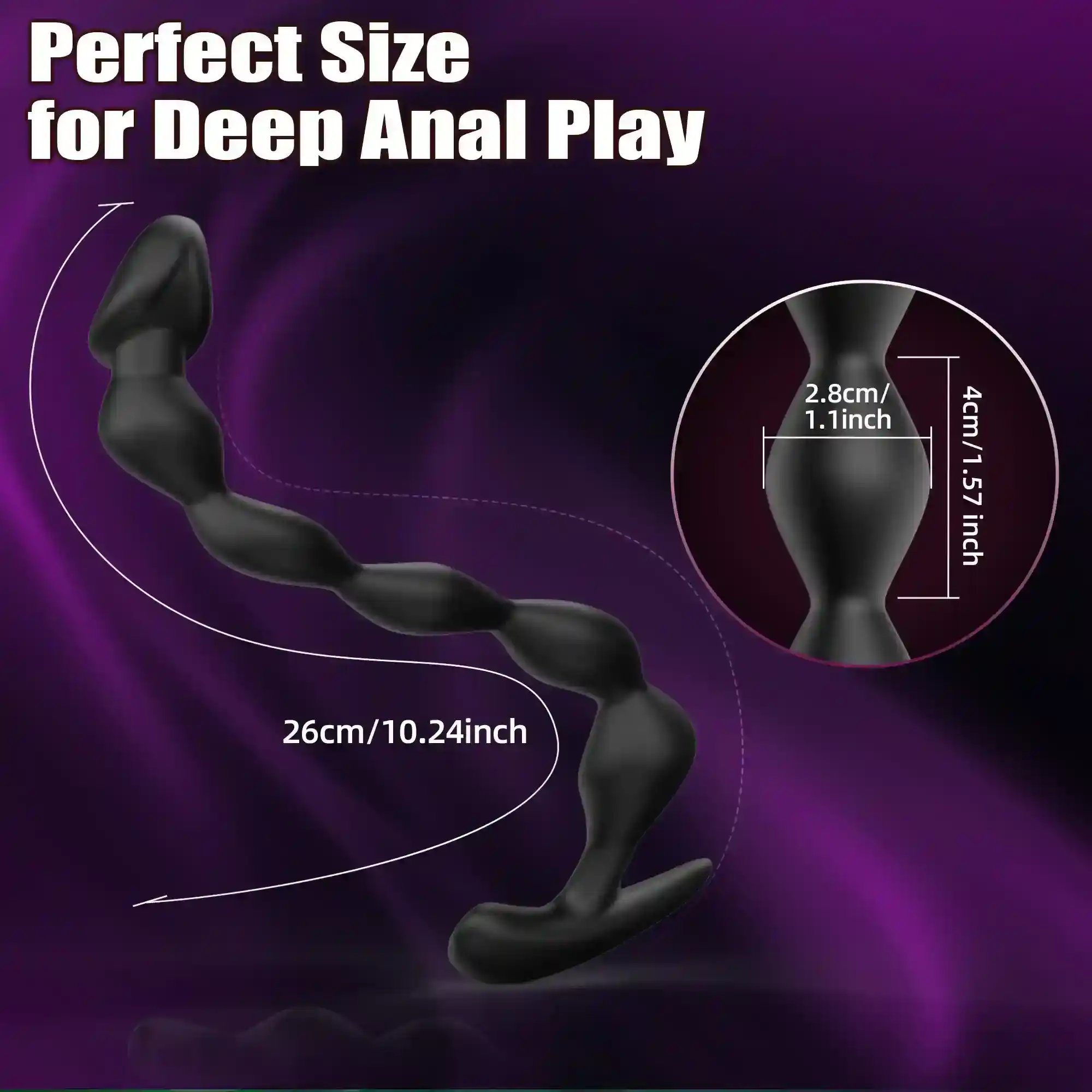 isensualflow net silicone anal beads prostate stimulator