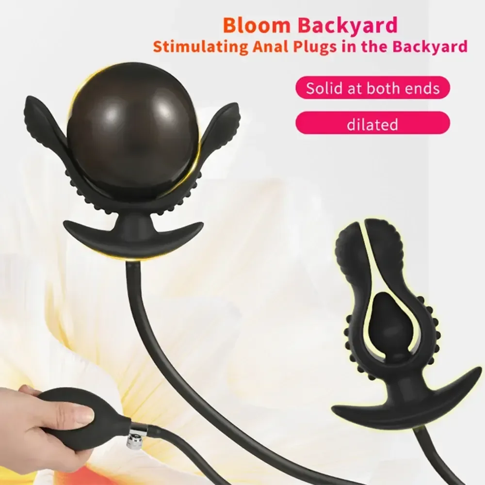isensualflow net silicone flower expandable butt plug