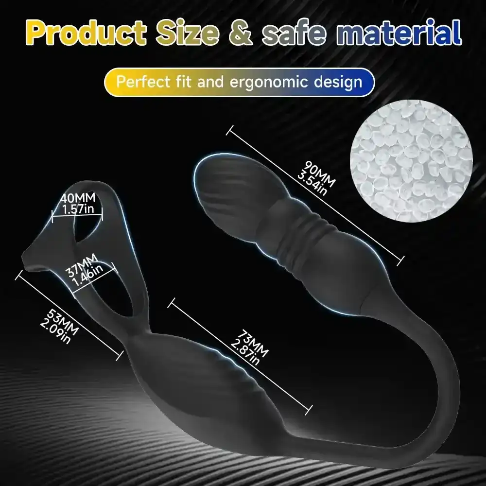 isensualflow net silicone thrusting anal plug remote