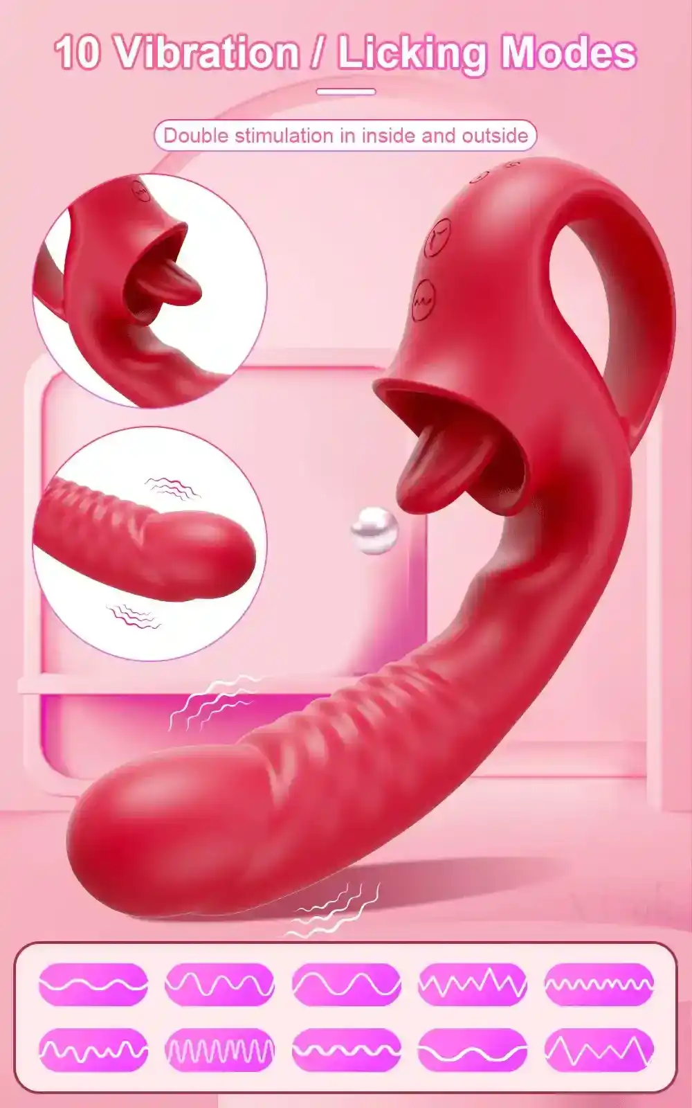 isensualflow net silicone tongue licking dildo vibrator