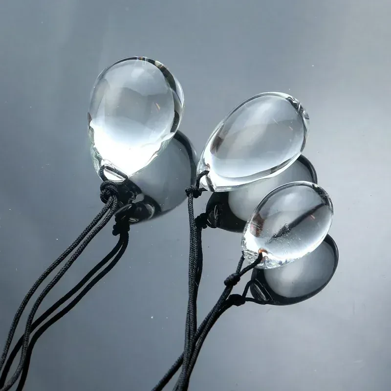 isensualflow net transparent glass anal beads set