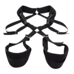 isensualflow net versatile black nylon restraint set