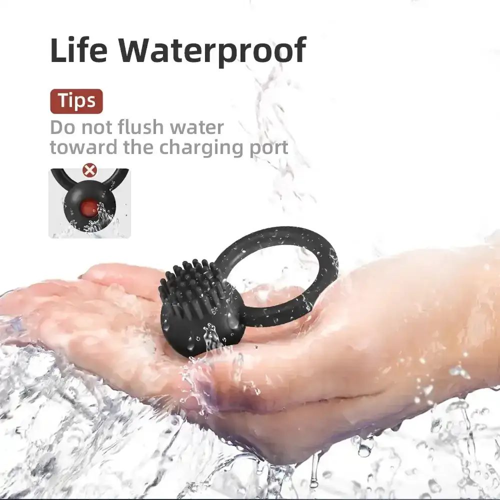 isensualflow net vibrating cock ring silicone sleeve