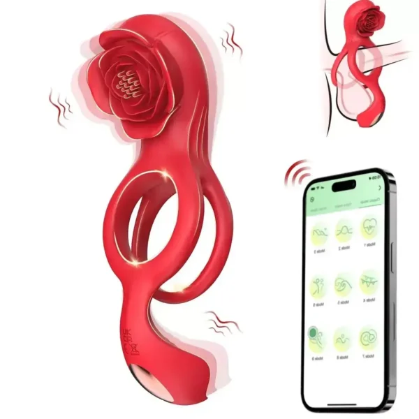 isensualflow net vibrating rose toy for men women