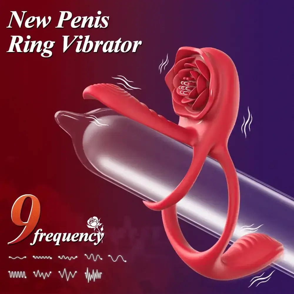 isensualflow net vibrating silicone cock ring rose