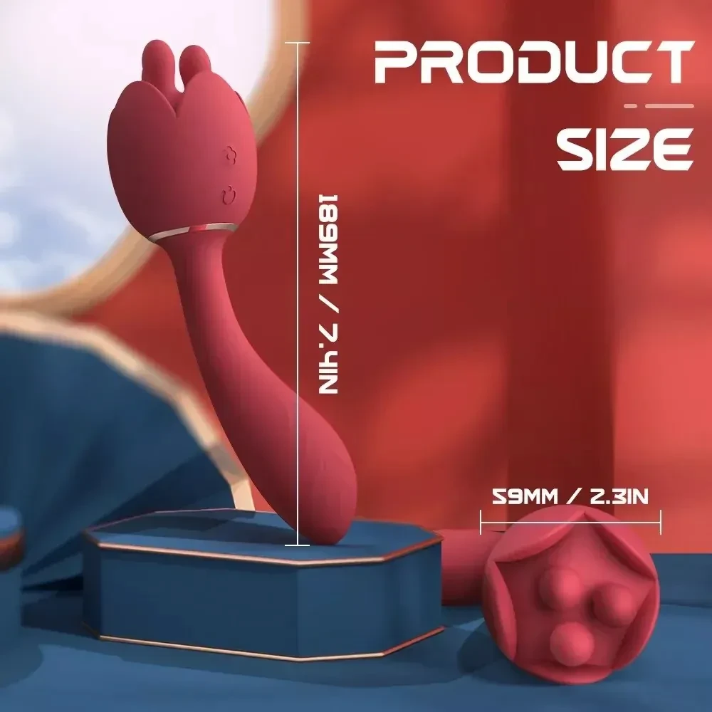 isensualflow net waterproof rose clit vibrator triple