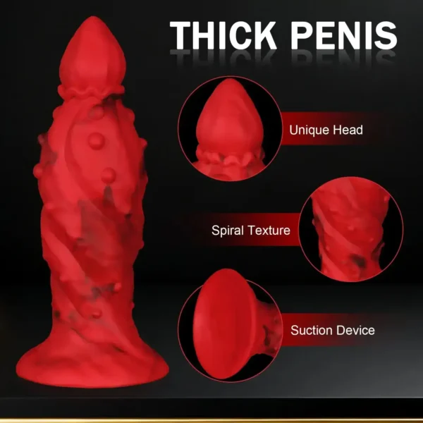 knot shaped silicone anal plug