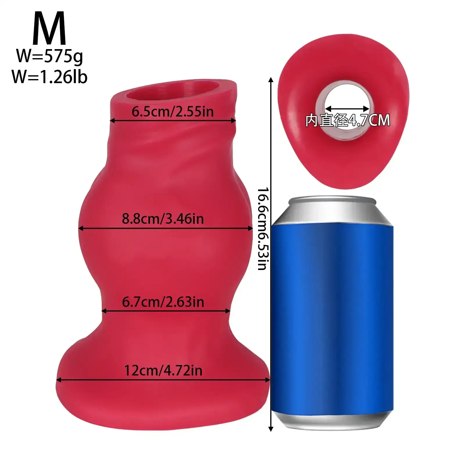 large adjustable inflatable butt plug