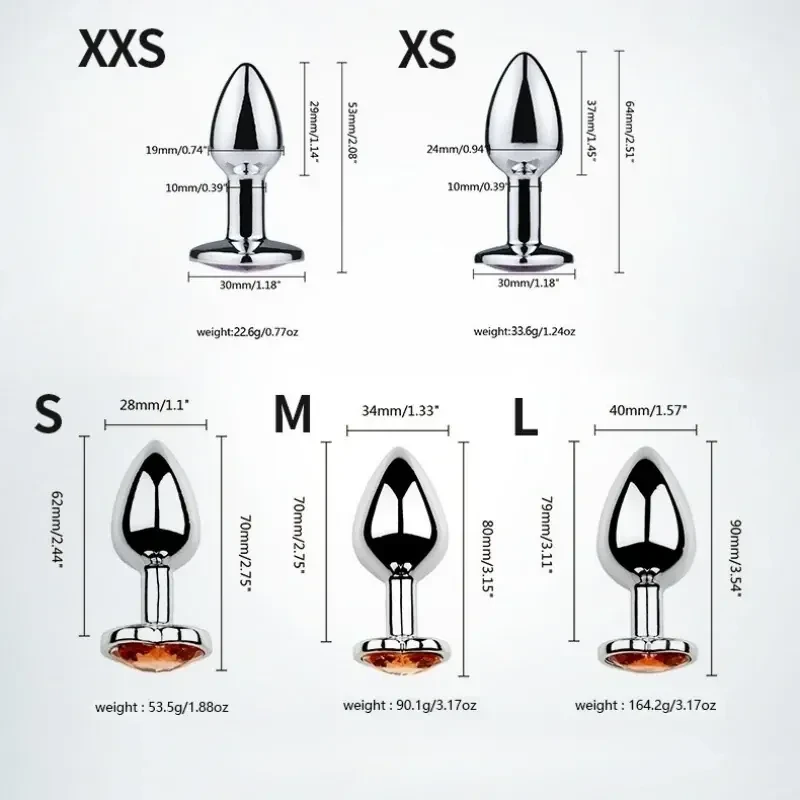 large crystal embellished metal dildo