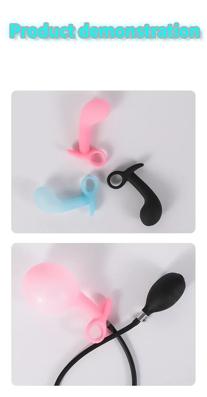 large diameter inflatable butt plug