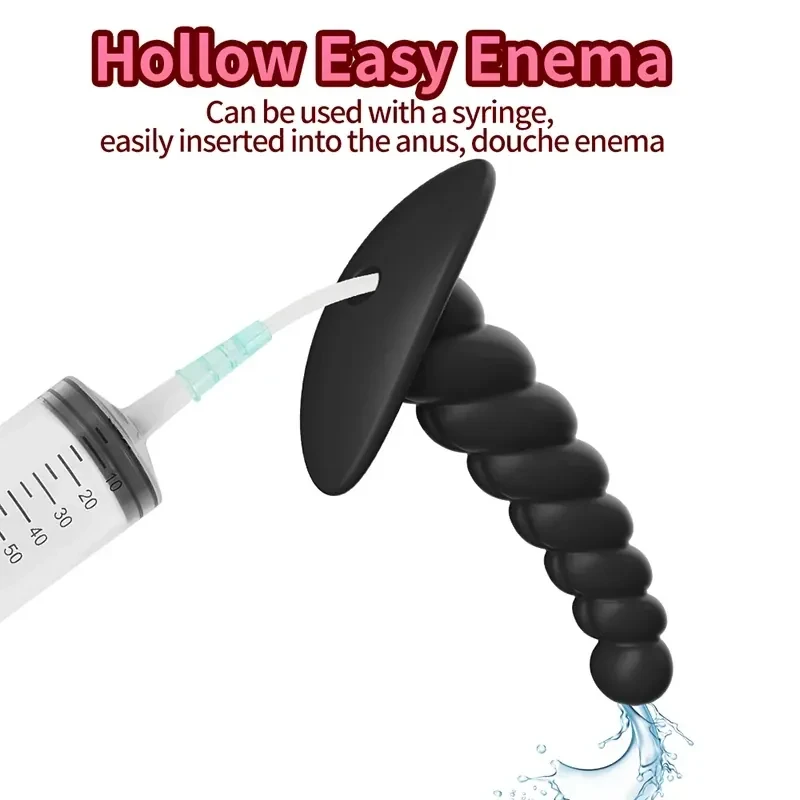 large progressive silicone anal plug