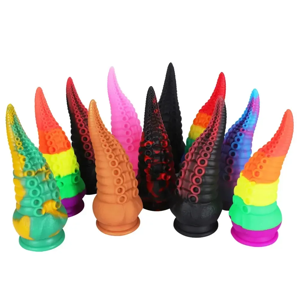 large silicone anal plug with suction