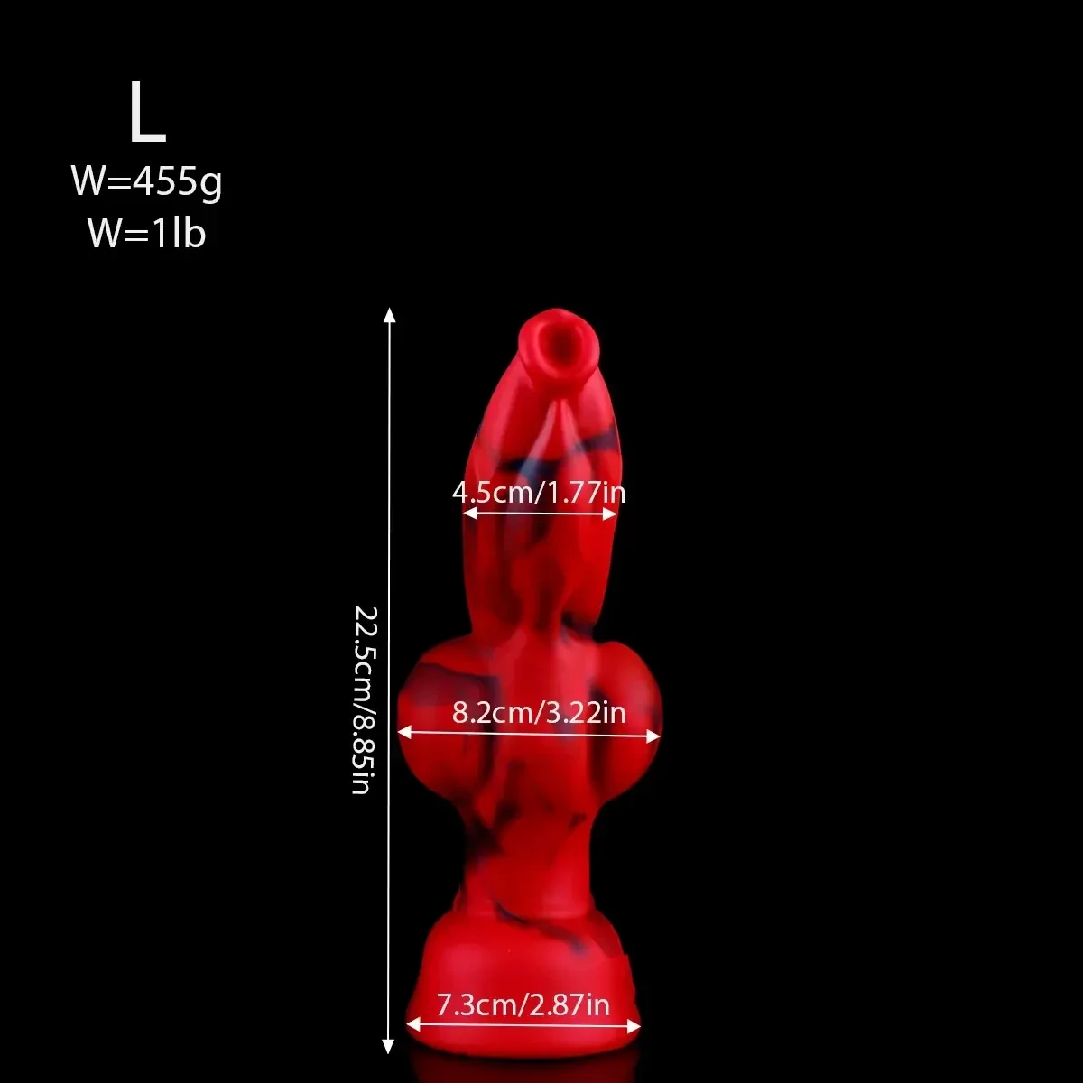 large silicone dildo strong suction base