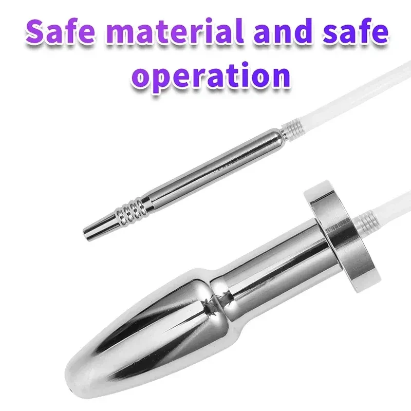 large stainless steel anal plug