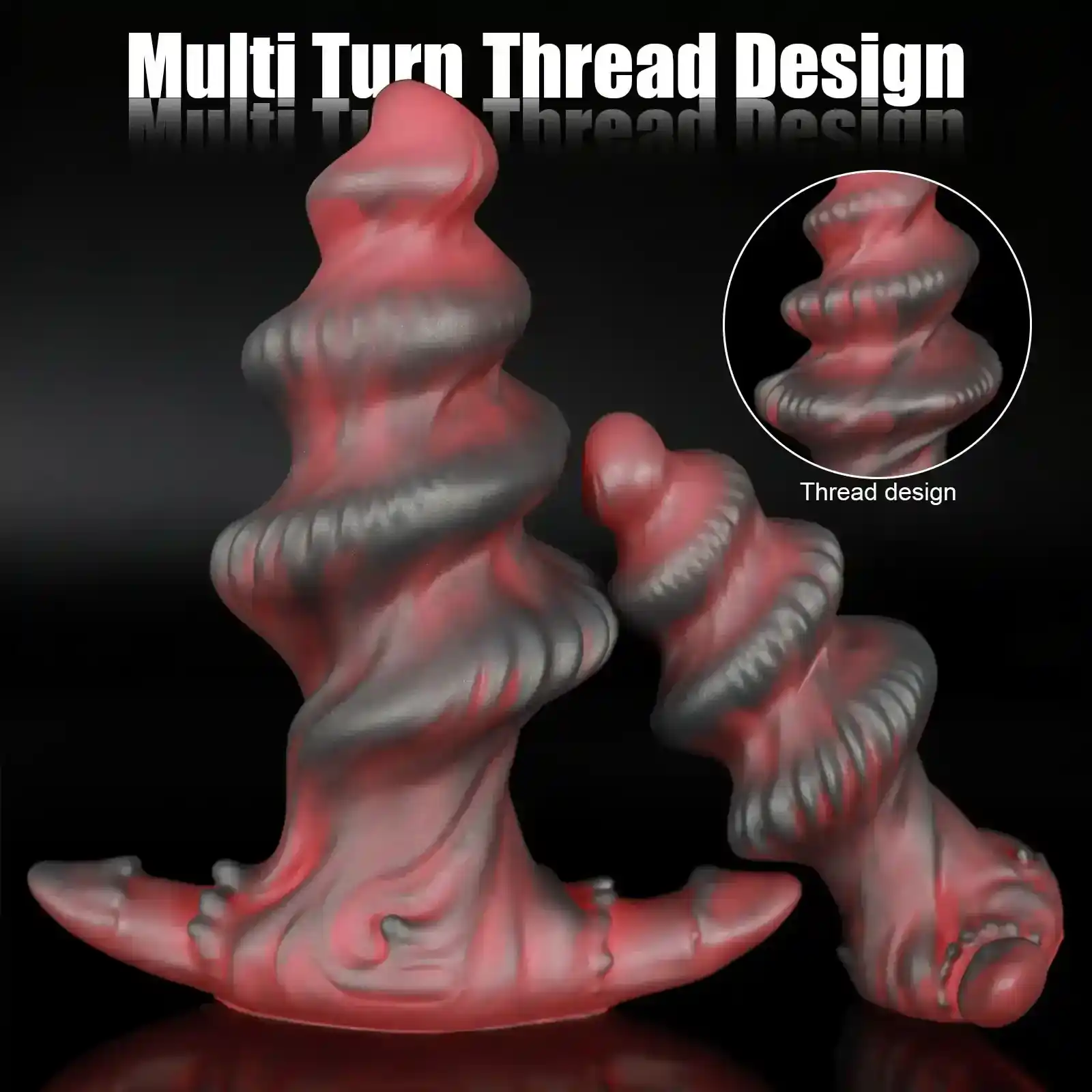 large tapered anal plug silicone
