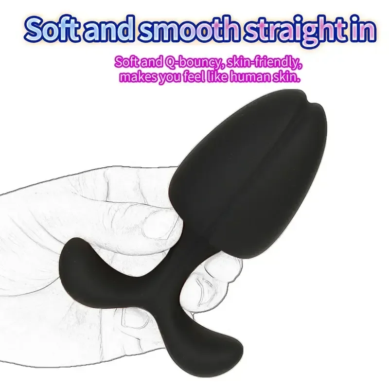 large tapered silicone anal plug