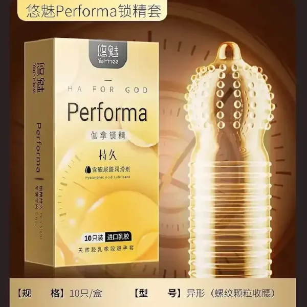latex dotted ribbed delay condoms