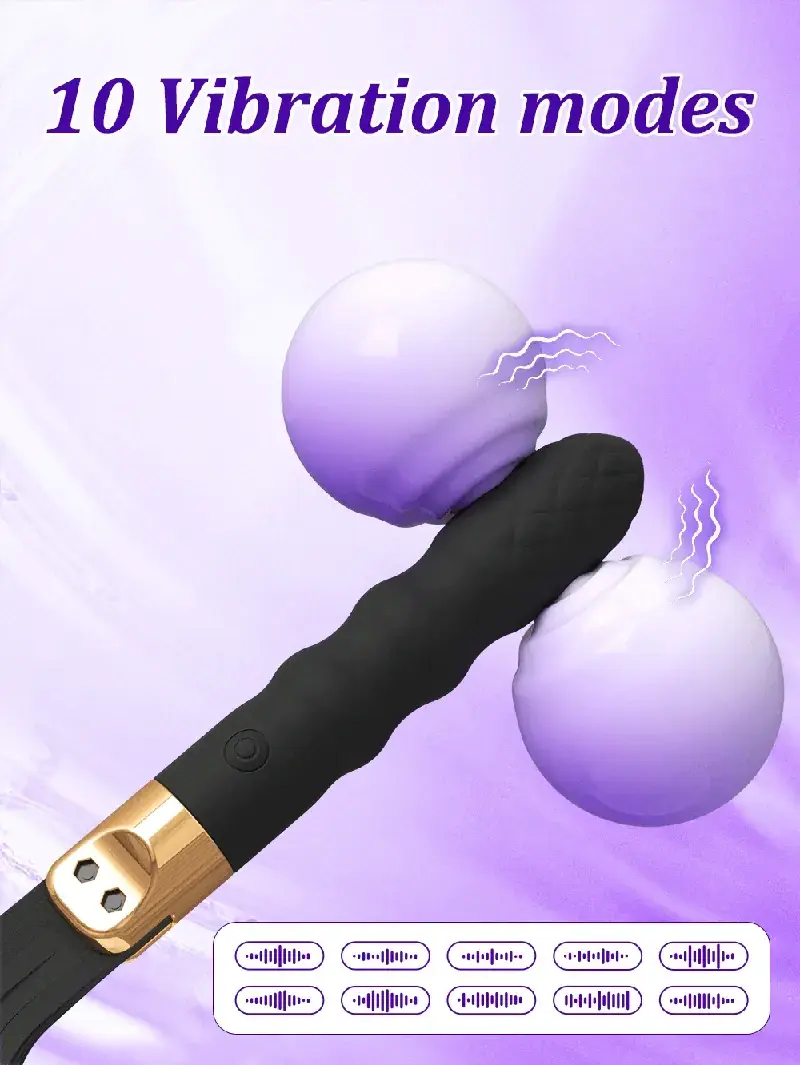 leather whip dual stimulation toy