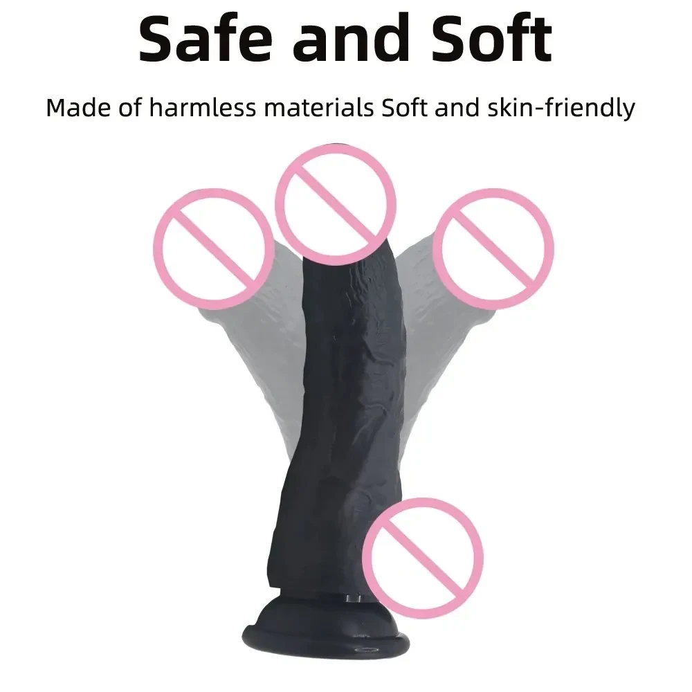 lifelike male dildo suction base