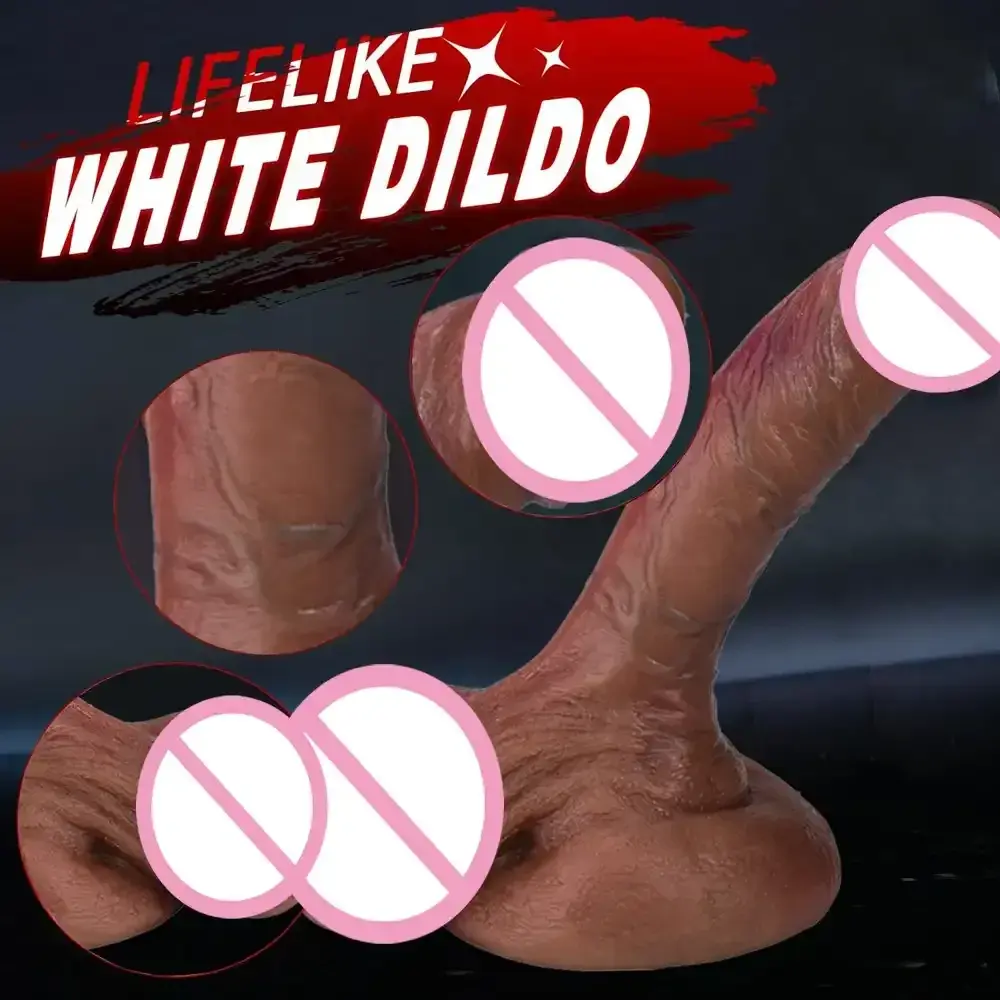 lifelike silicone dildo with veins