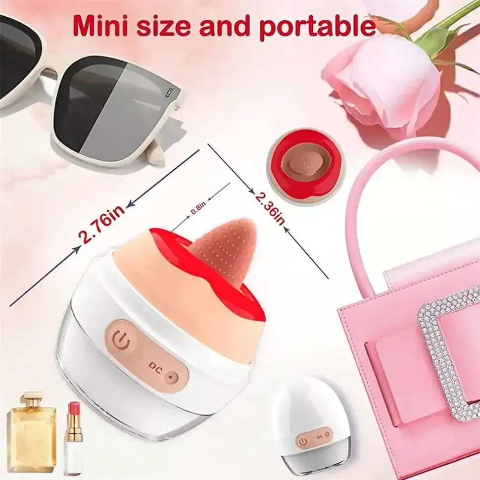 lifelike tongue clitoral stimulation toy