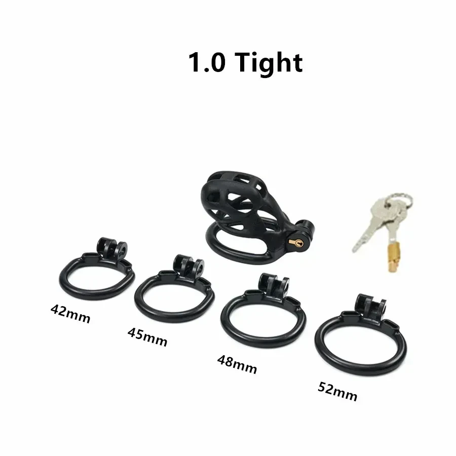 lightweight resin chastity device men