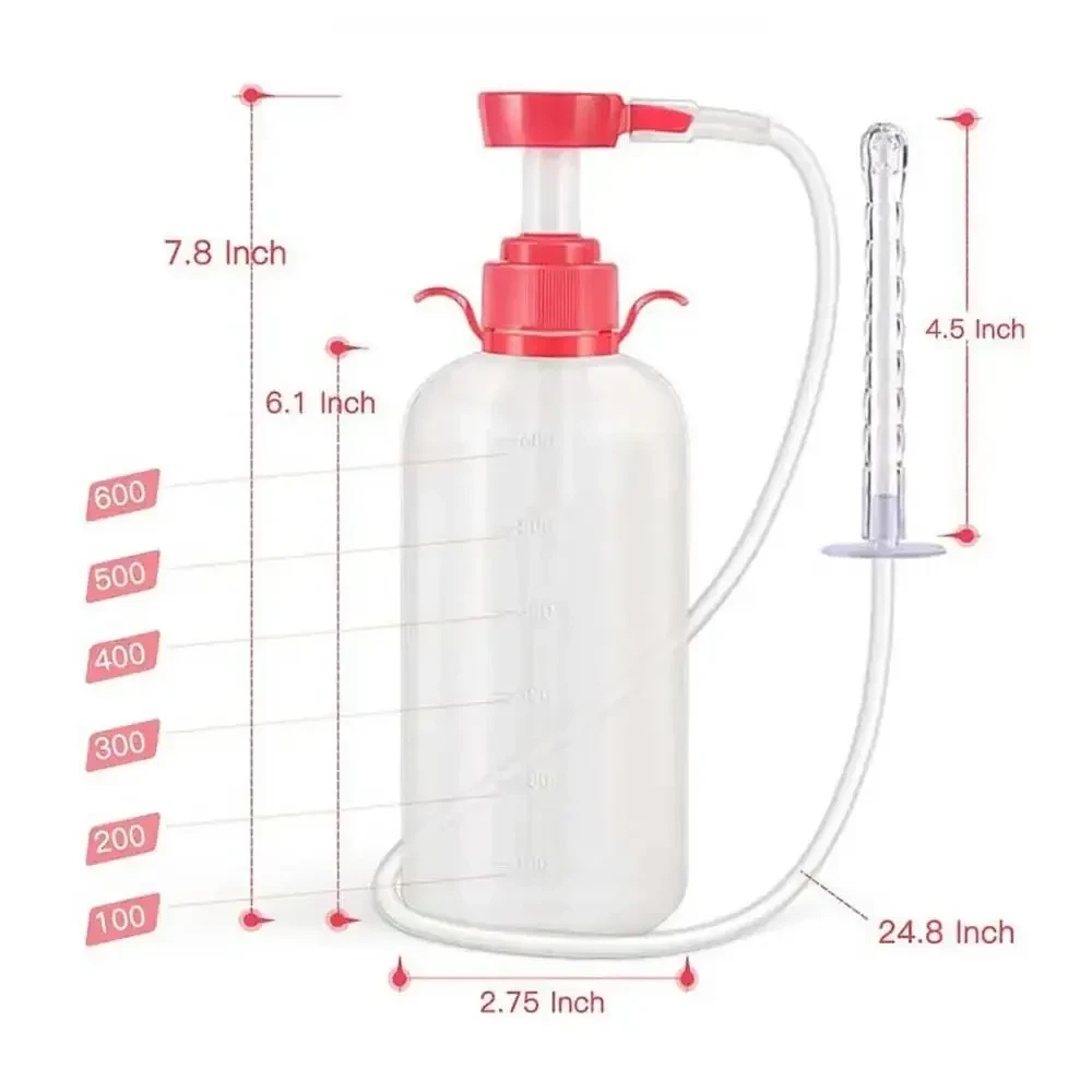 long 24 inch enema douche kit