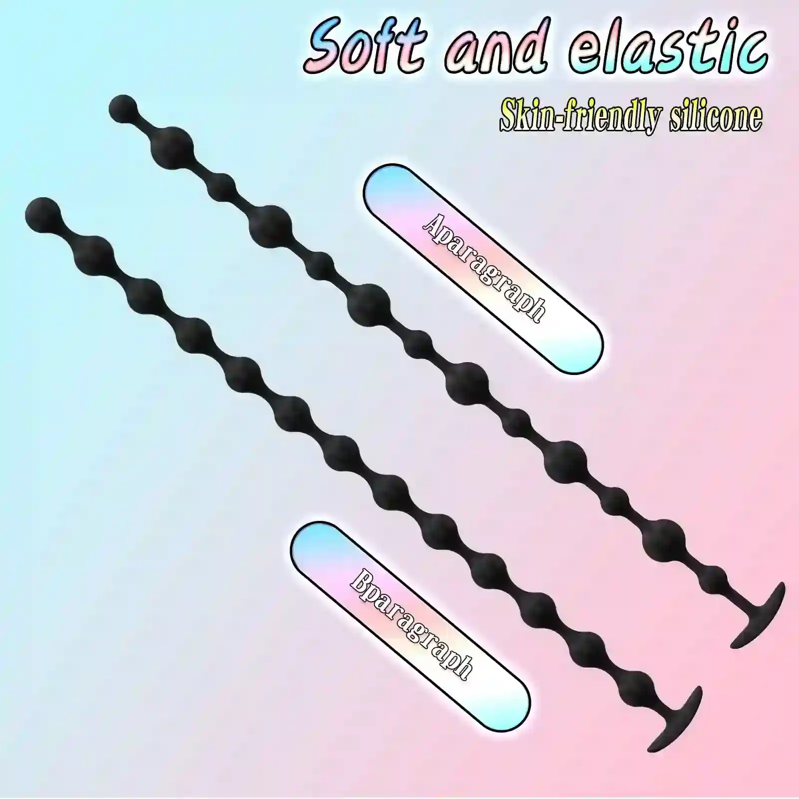 long anal beads with handle