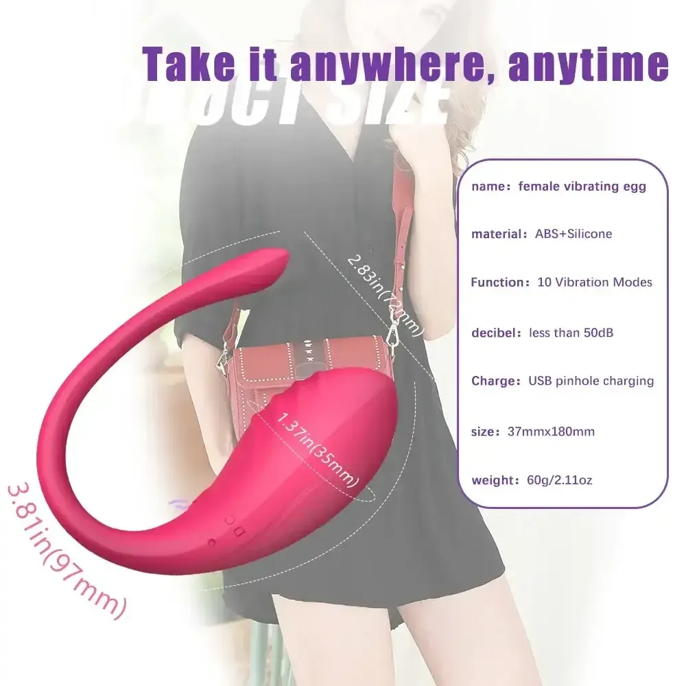 long distance app controlled vibrator