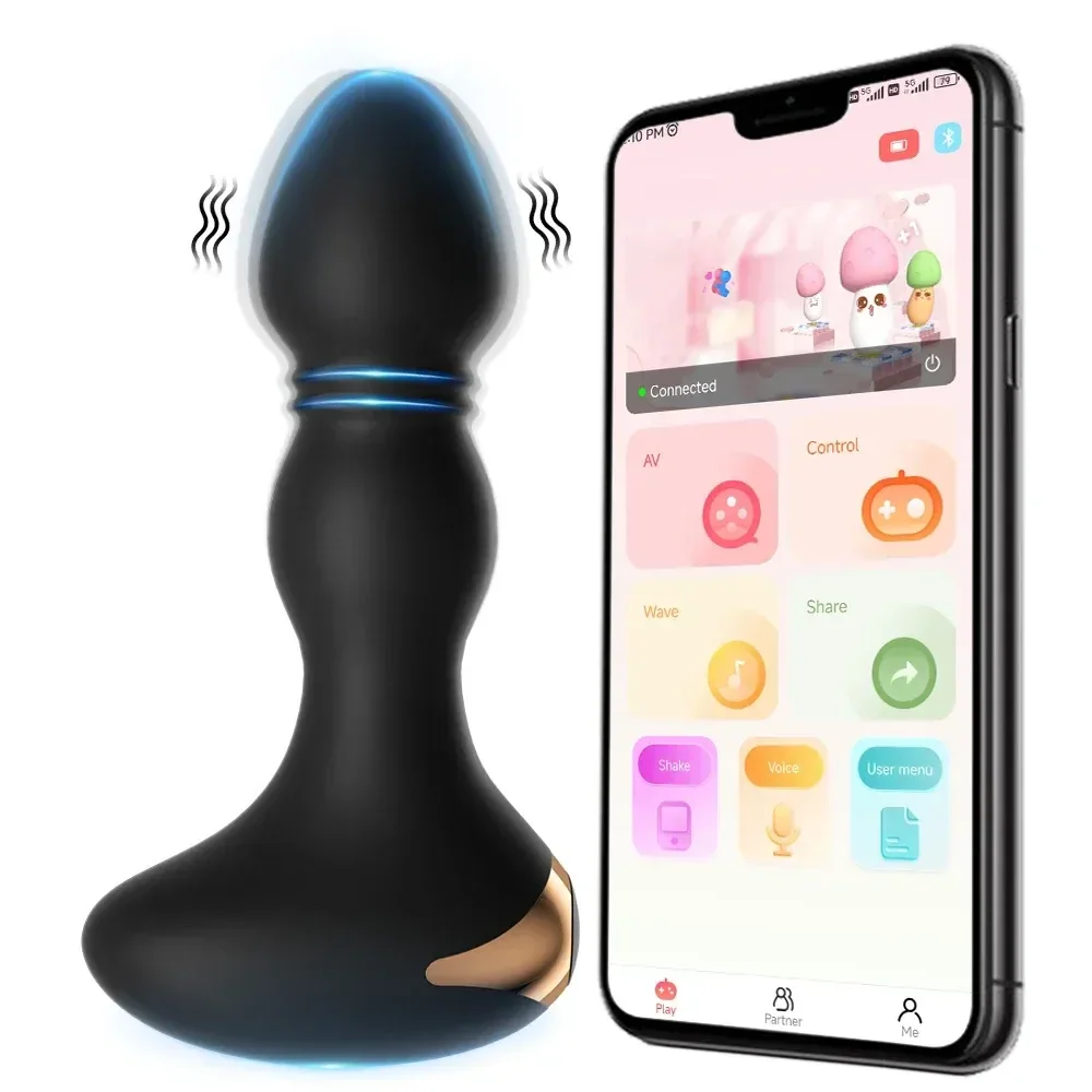 long distance control anal vibrator