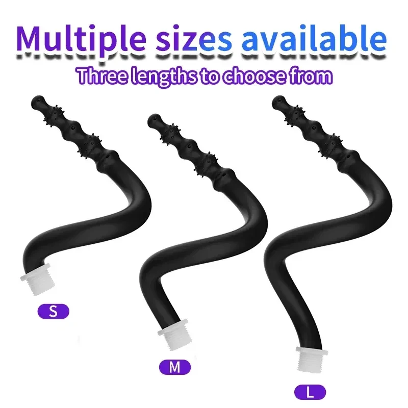 long silicone anal douche small