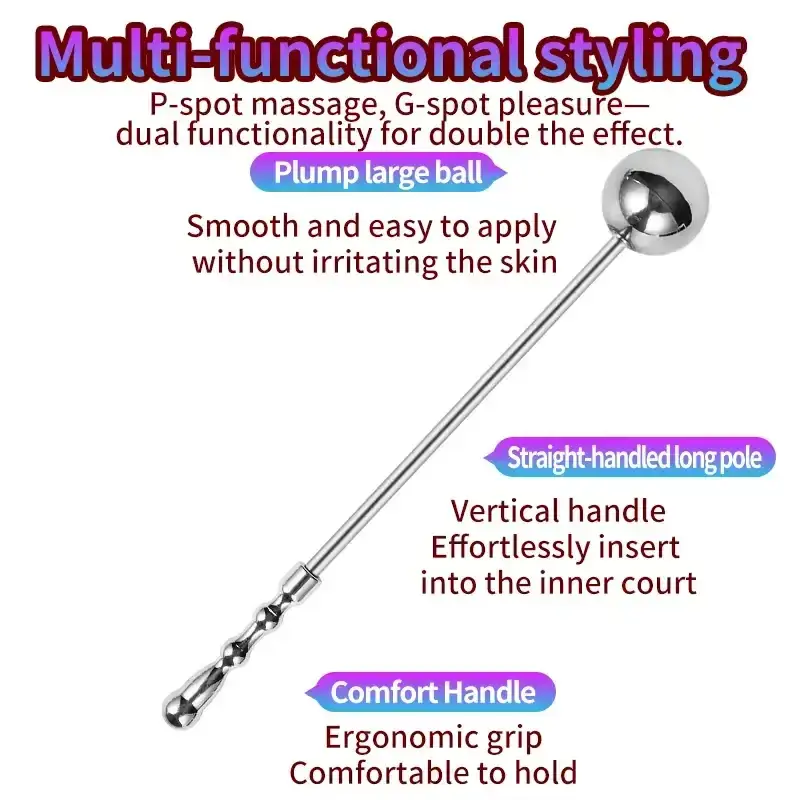 long straight handle metal plug