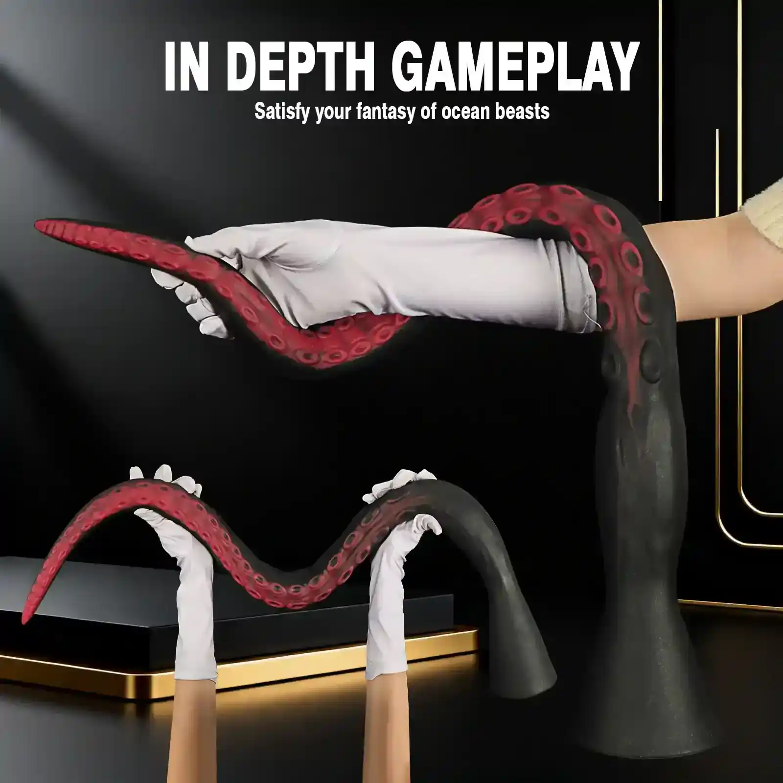 long tapered silicone anal toy
