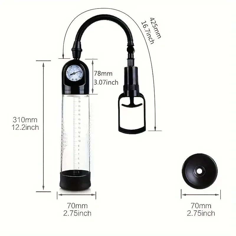 long vacuum pump for men