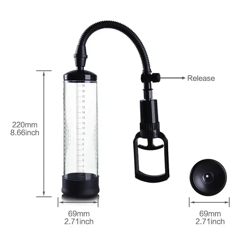 magnetic charging cable penis pump